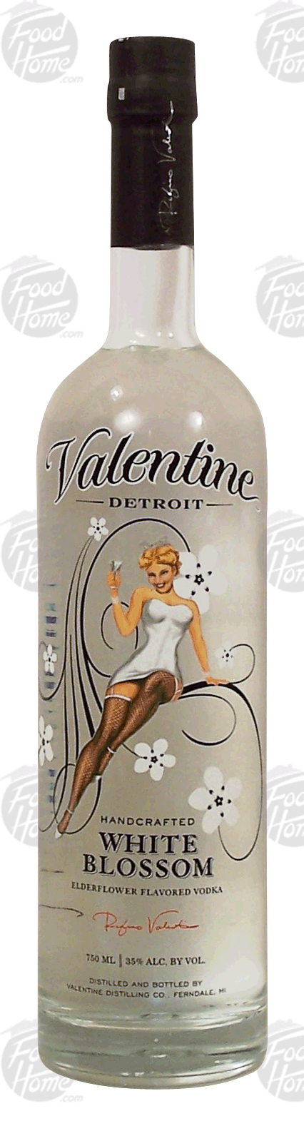 Valentine white blossom Ferndale elderflower flavored vodka, 35% alc. by vol. Full-Size Picture